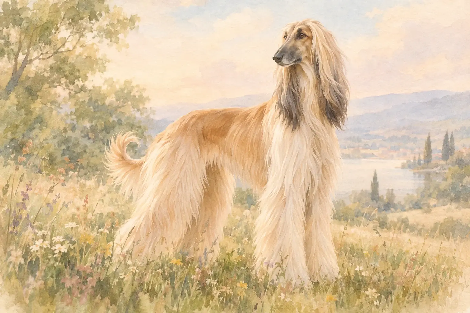 Afghanischer Windhund: Charakter, Pflege & Haltung