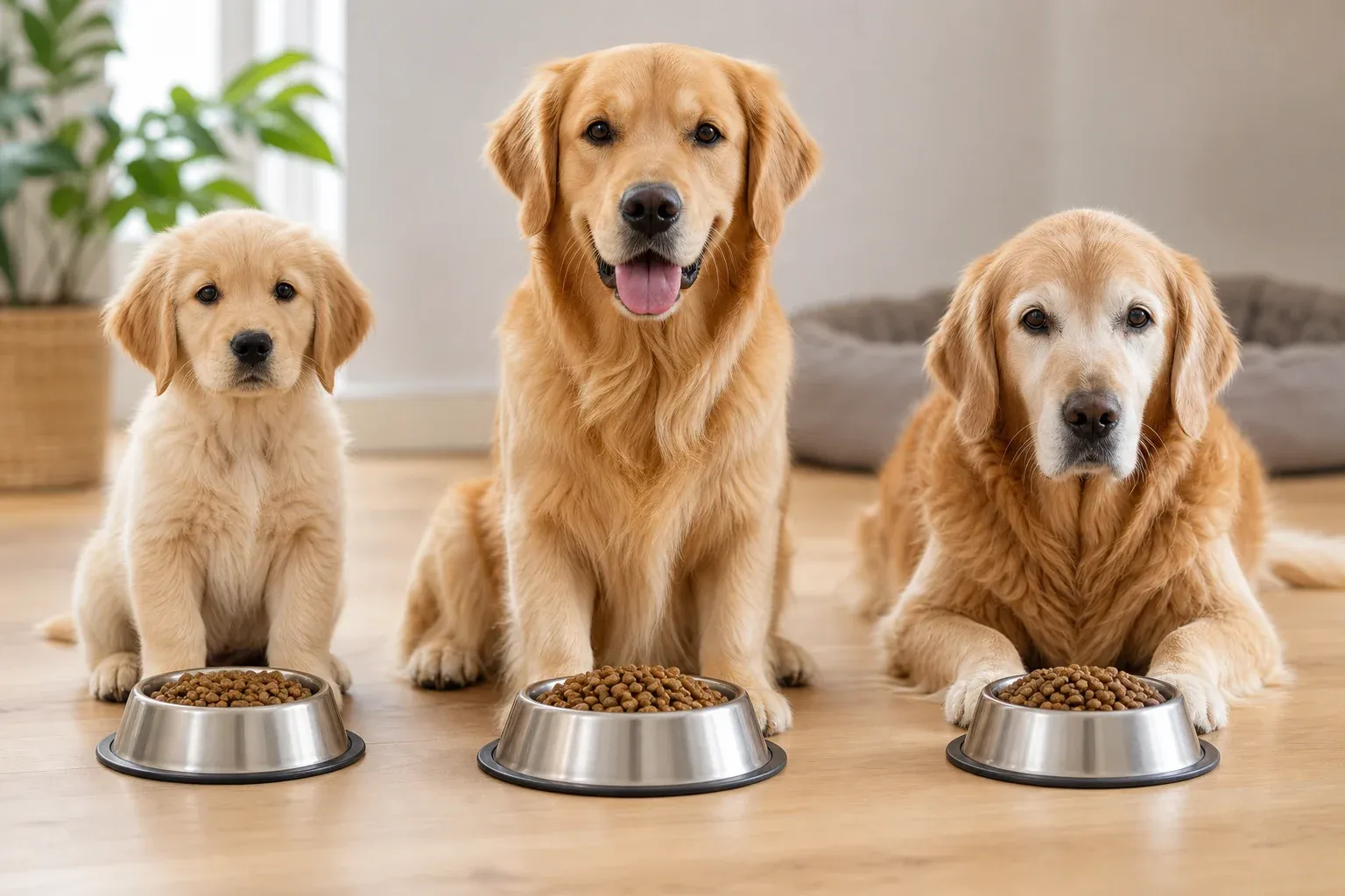 Bestes Hundefutter nach Lebensphase: Welpe, Adult und Senior
