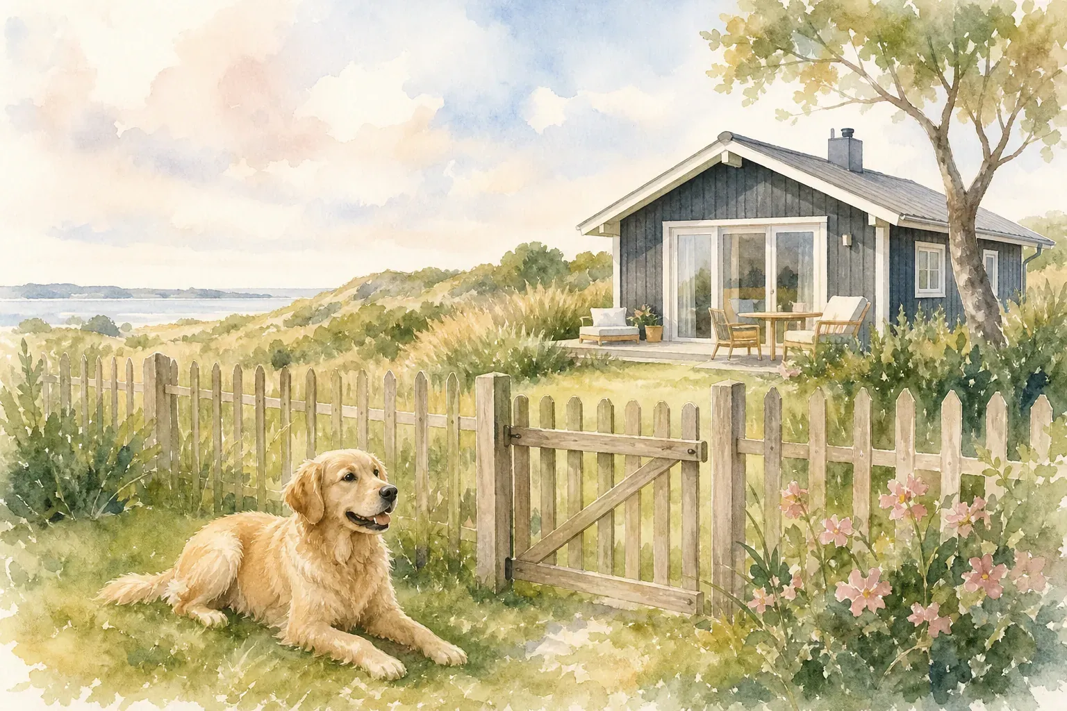 Ferienhaus mit Hund: Eingezäuntes Grundstück finden