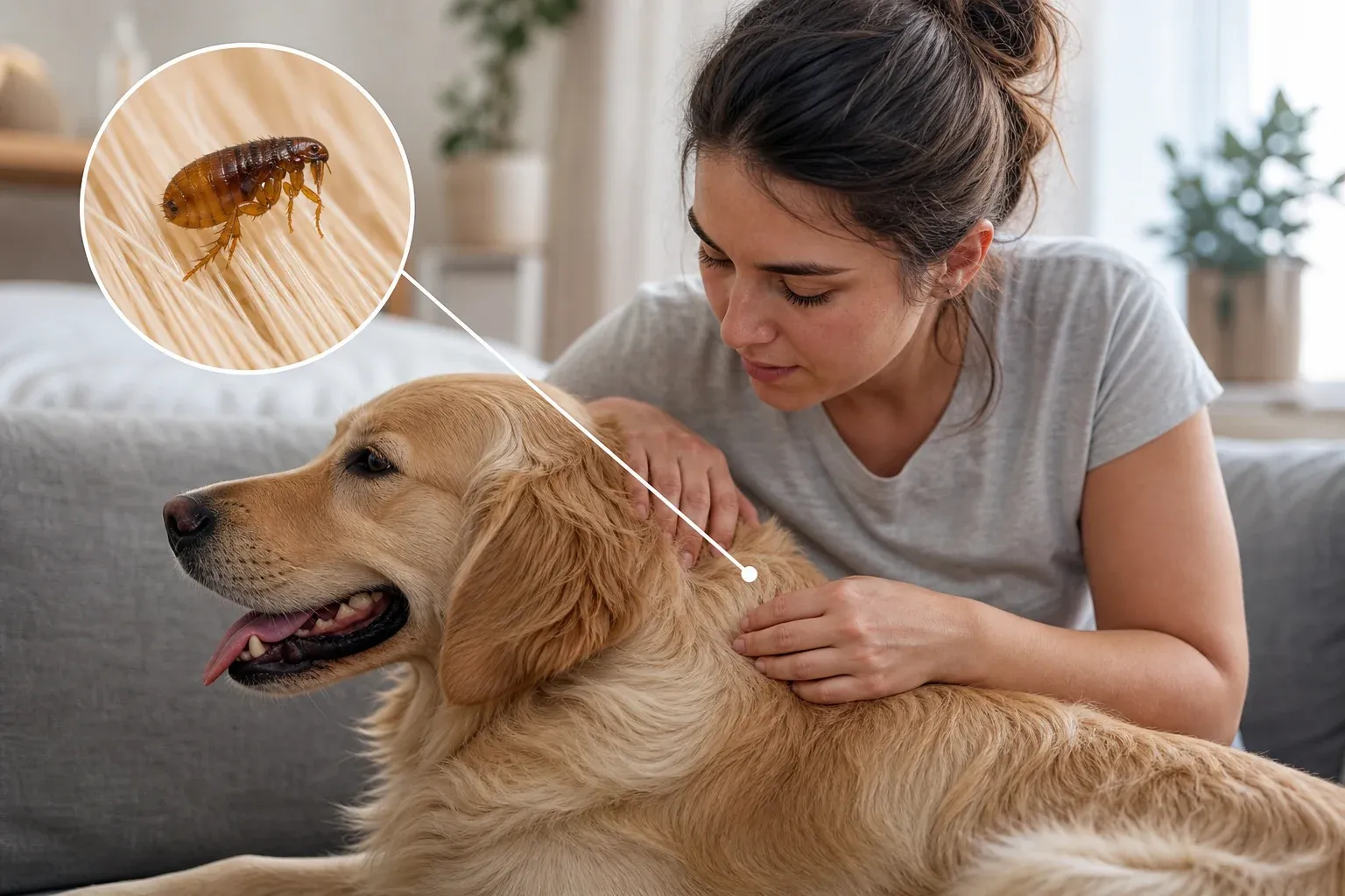 Floh Hund und Mensch: Können Flöhe übertragen werden?