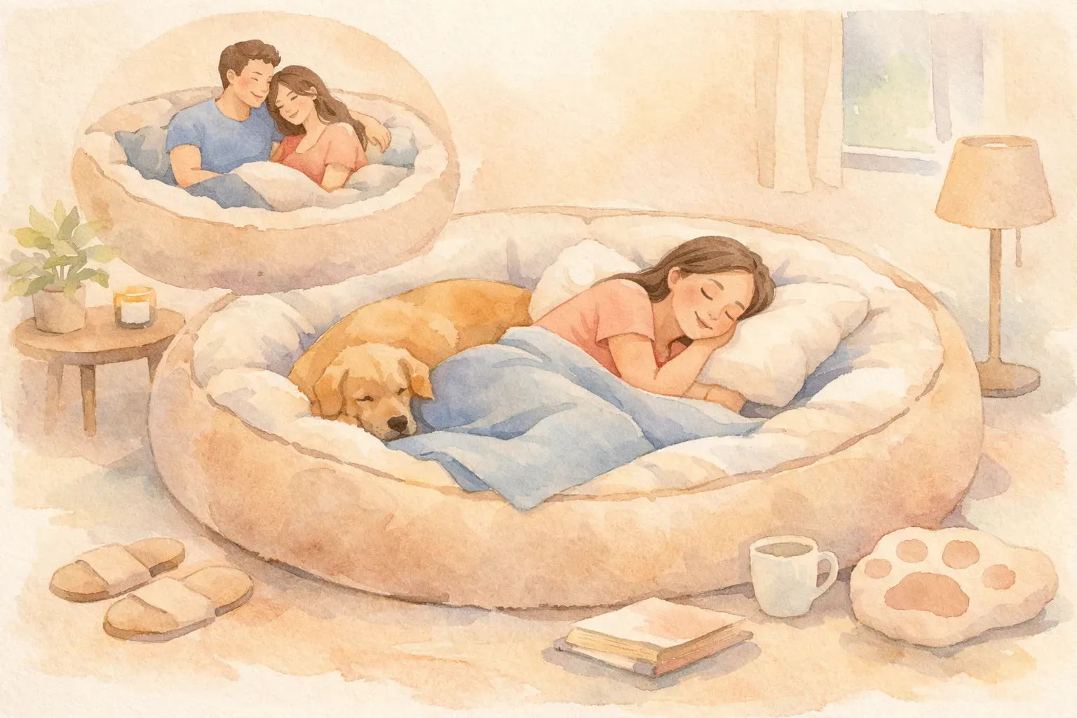 Hundebett für Menschen: Lohnt sich der Trend?