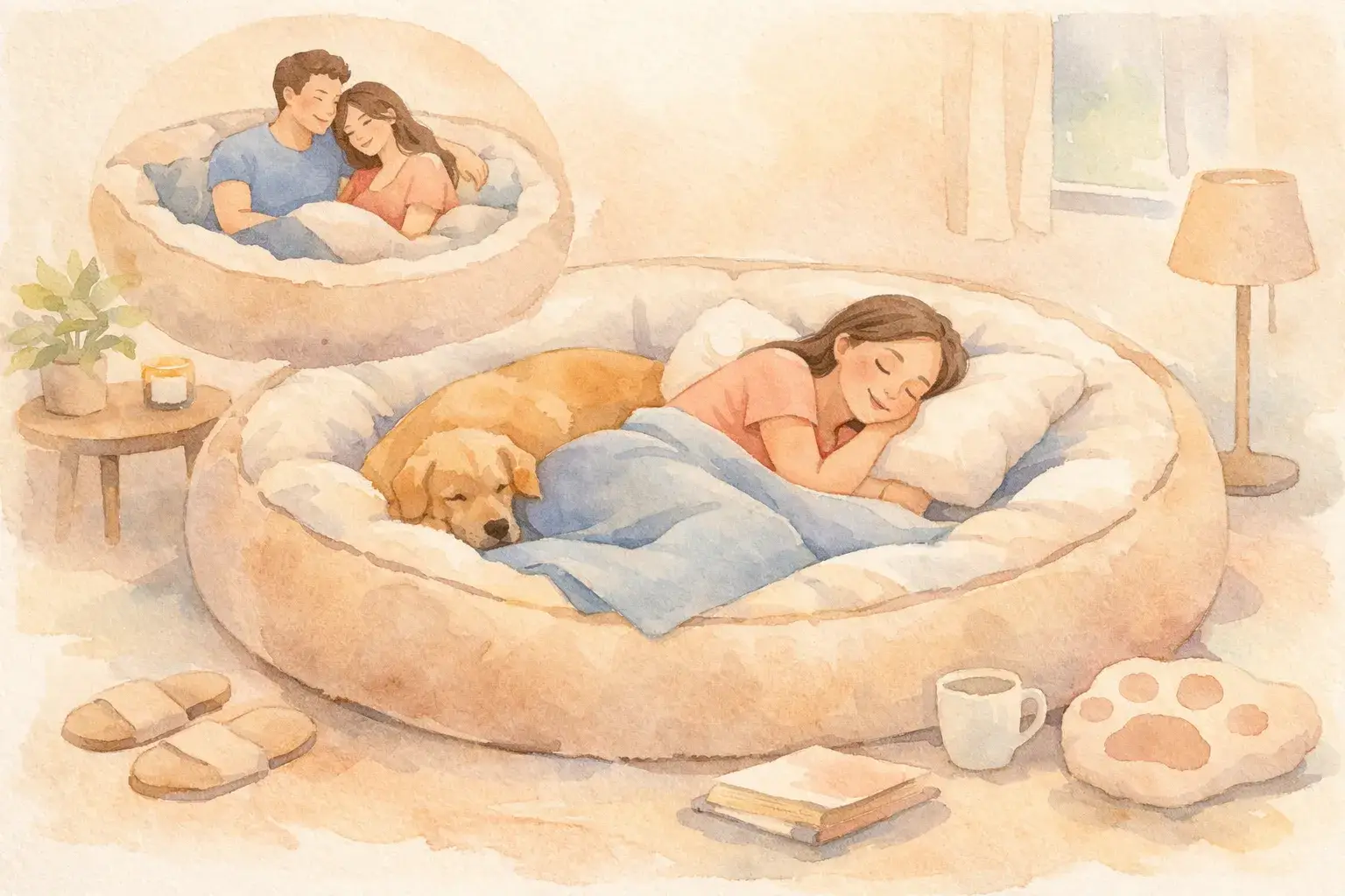 Hundebett für Menschen: Lohnt sich der Trend?