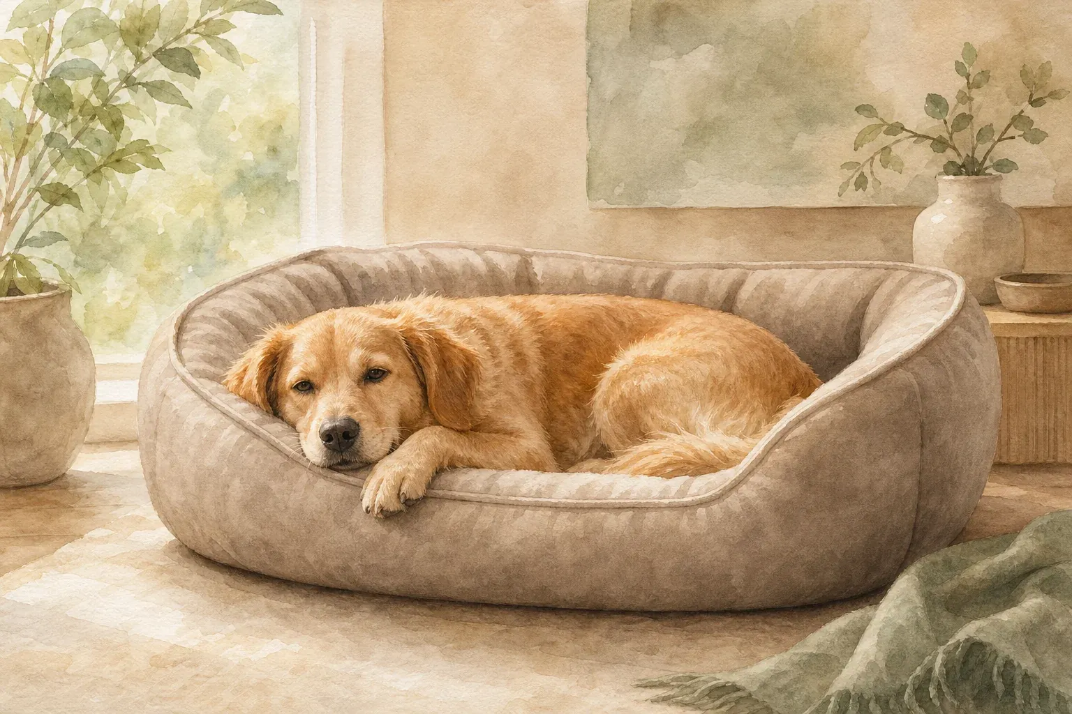 Hundebett: Kaufberatung, Größen und Materialien