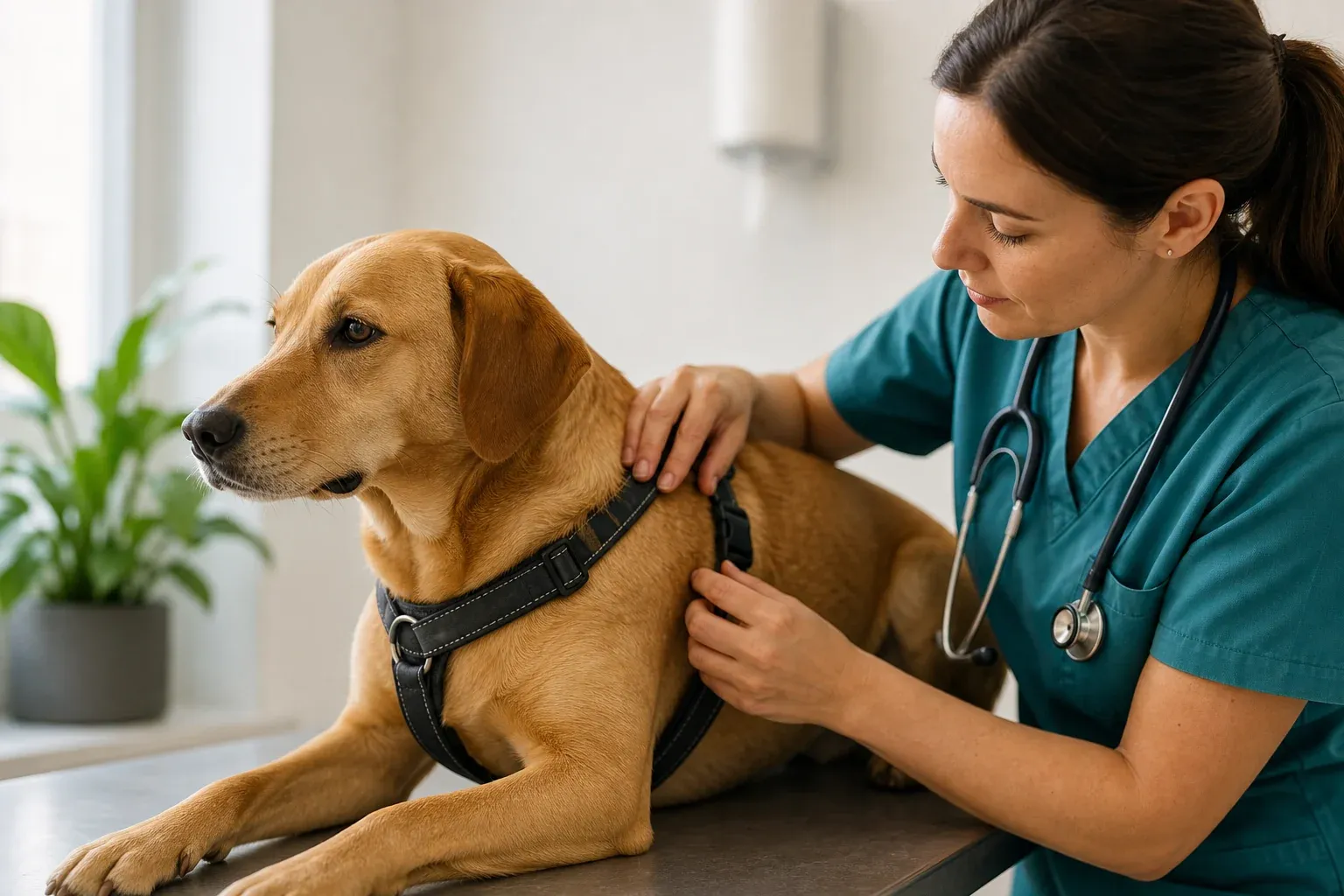 Hundegeschirr oder Halsband: Medizinische Risiken richtig einordnen