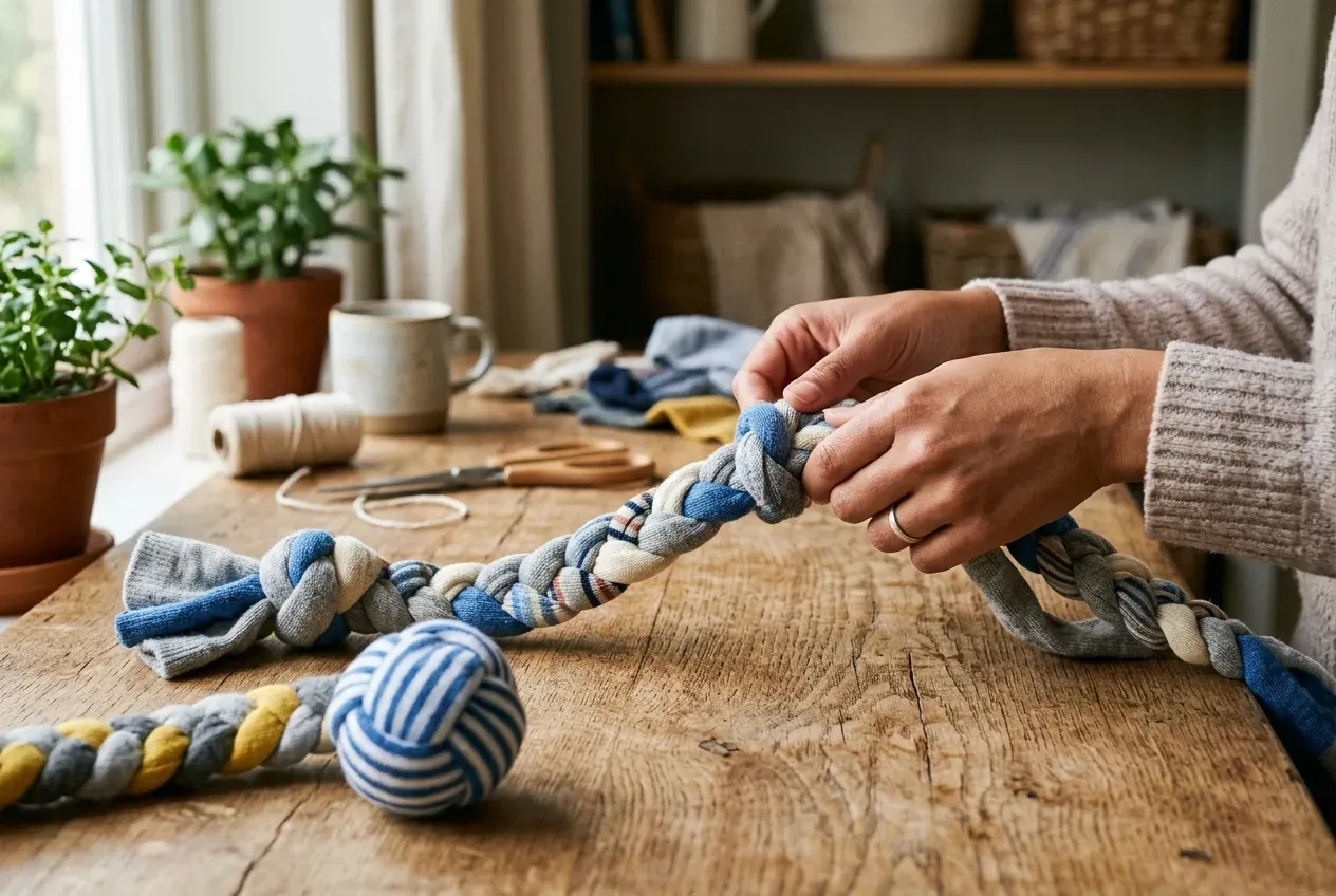 Hundespielzeug selber machen aus Socken: Einfache Ideen für Anfänger