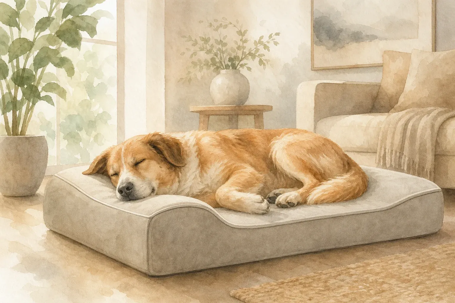Orthopädisches Hundebett: Wann es sich lohnt