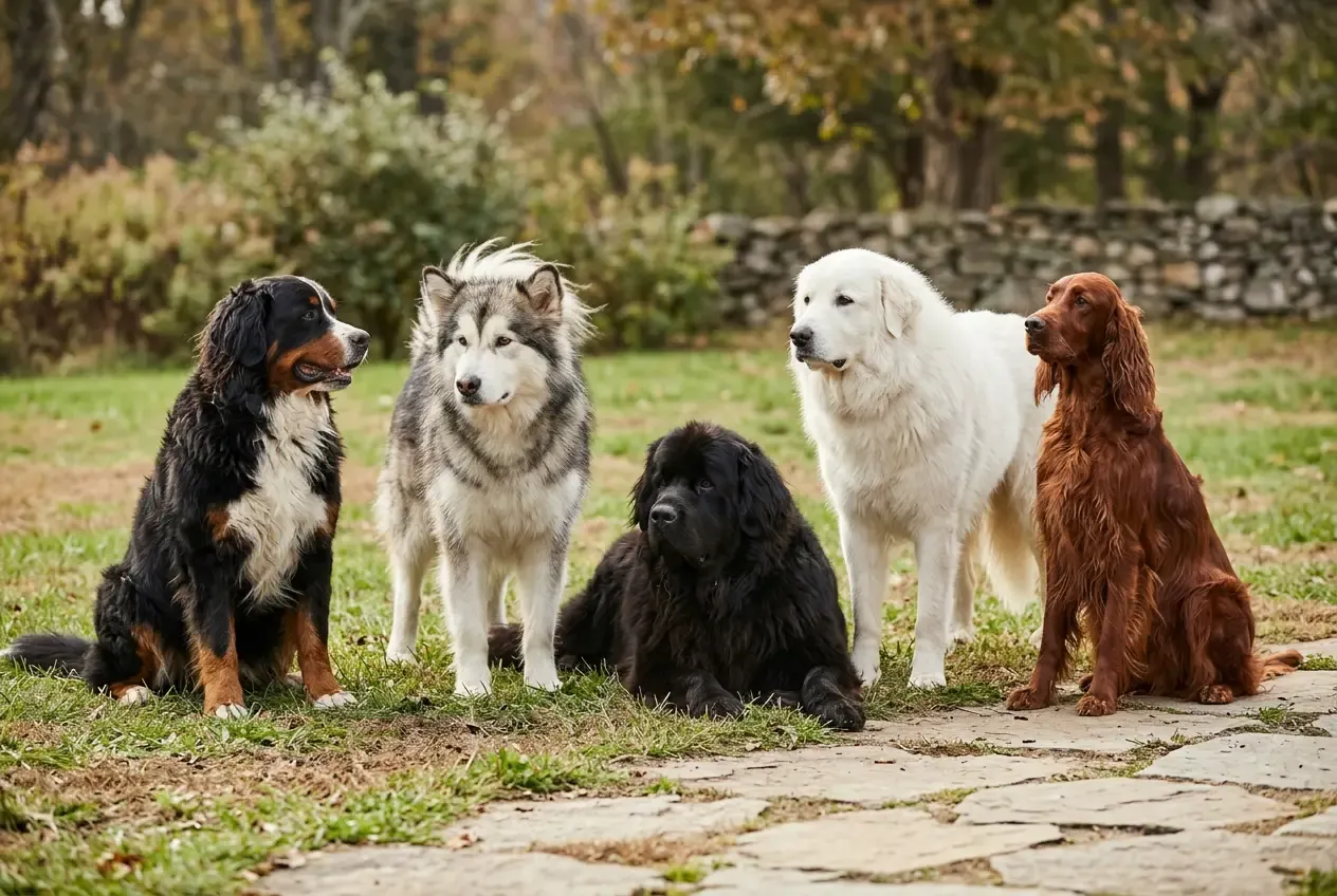 Überblick: Alle großen Hunderassen mit Langhaar im Vergleich