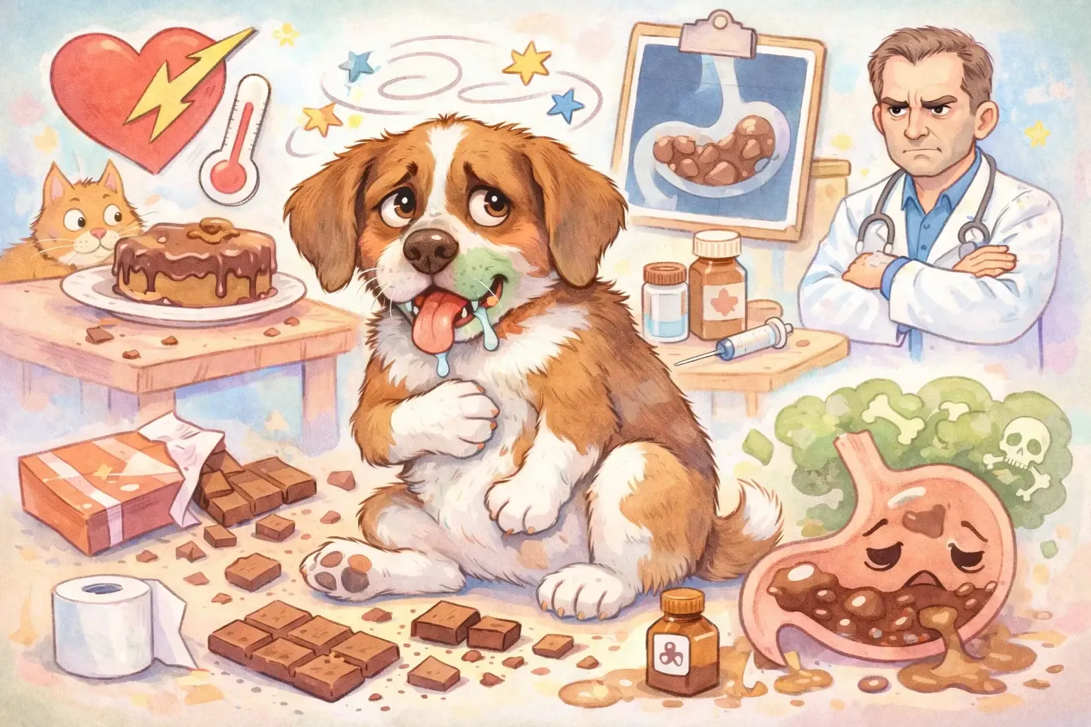 Warum dürfen Hunde keine Schokolade?